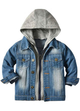 Load image into Gallery viewer, RR Jersey Jean Jacket
